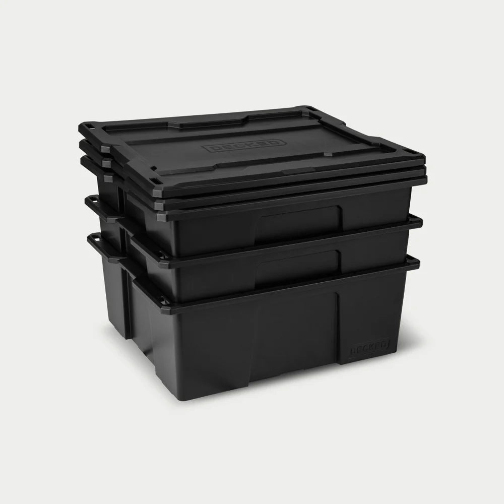 Decked D-Co Bin 32 (Set of 3) in Black