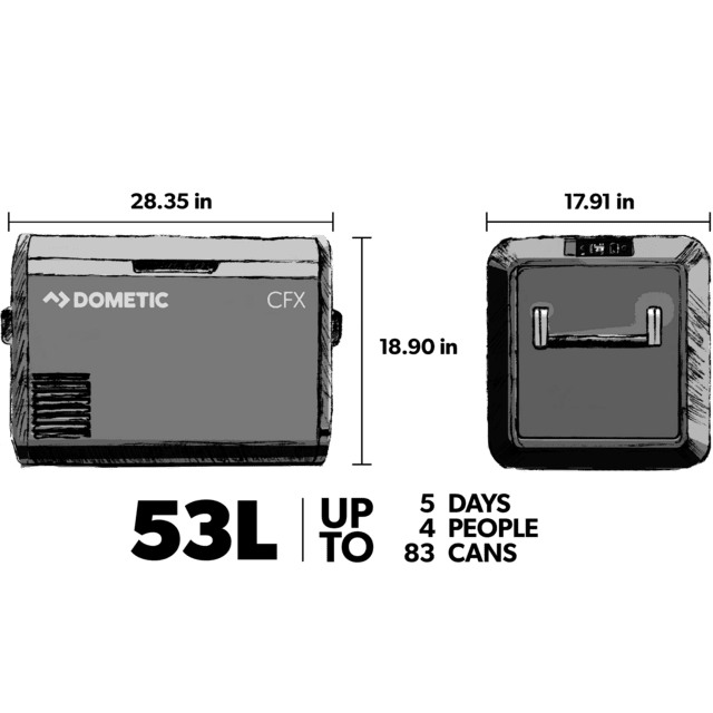 Dometic CFX3 55IM 12v Fridge