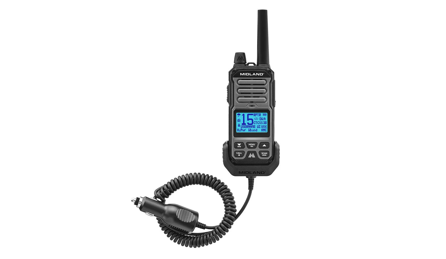 Midland 5-Watt GMRS Handheld Two-Way Radio GXT67 PRO