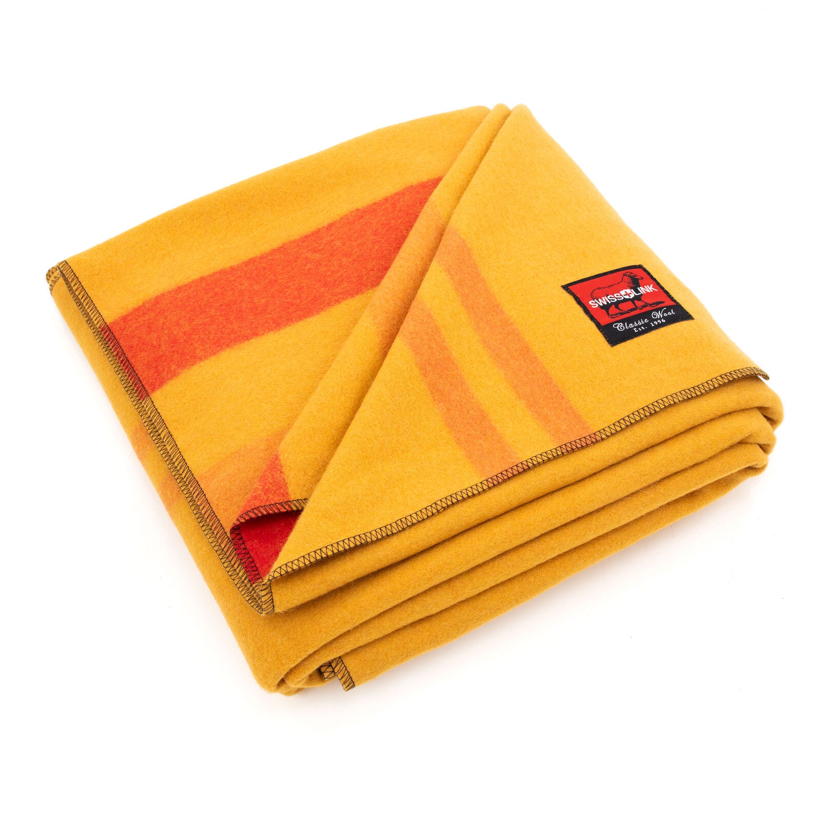 Swiss Link Wainscot Classic Wool Blanket
