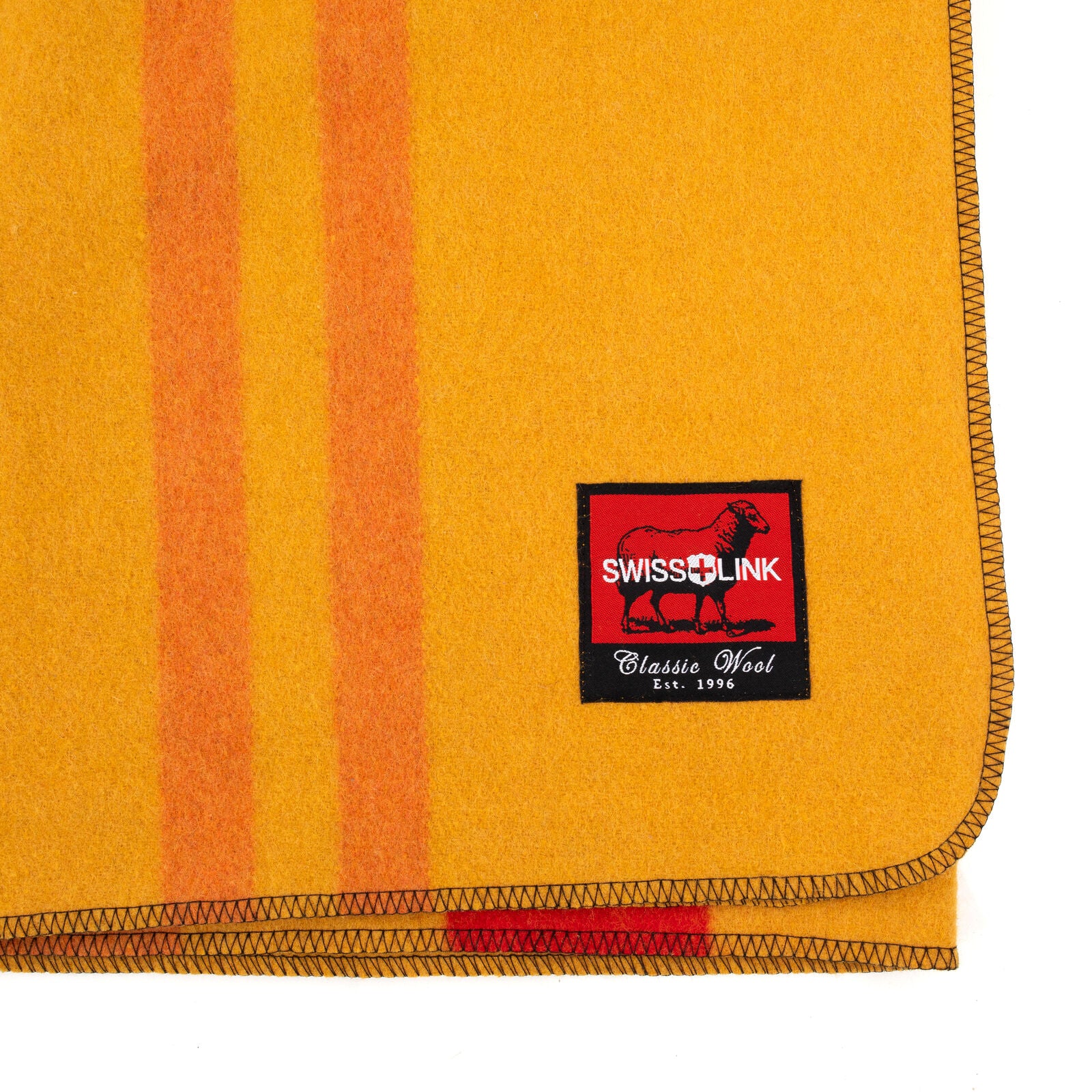 Swiss Link Wainscot Classic Wool Blanket