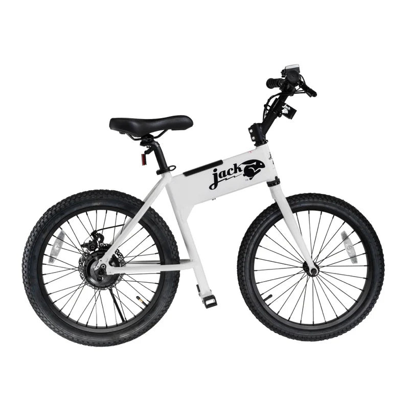 JackRabbit OG - Lightweight & Compact Micro eBike - White