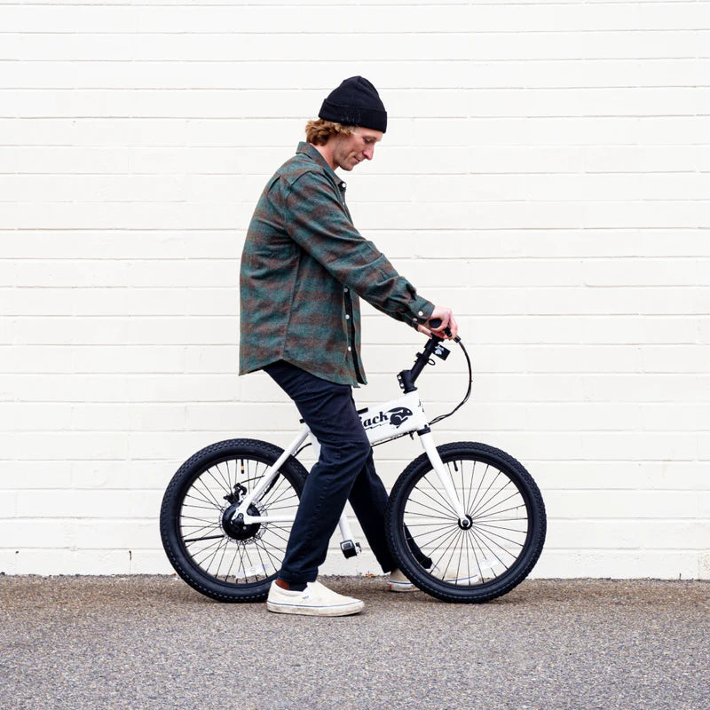 JackRabbit OG - Lightweight & Compact Micro eBike - White