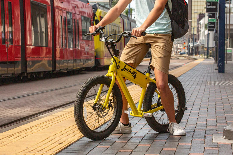 JackRabbit XG - Lightweight & Compact XL Micro eBike - Yellow