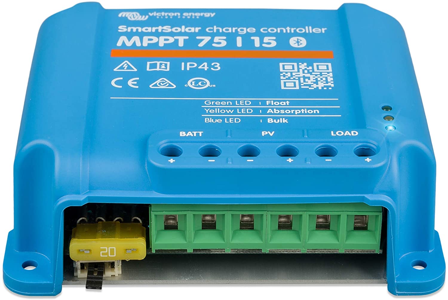 MPPT-75/15  Victron Energy SmartSolar 12v 24v 15 Amp MPPT Solar Charge  Controller