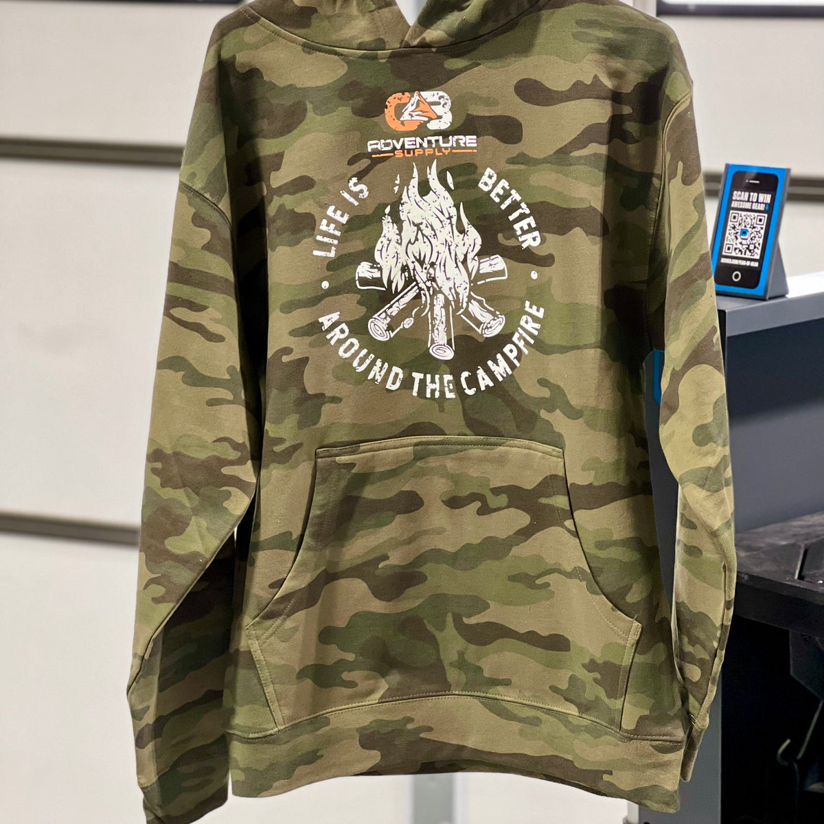 NEW Campfire Camo Hoodie CB Adventure Supply